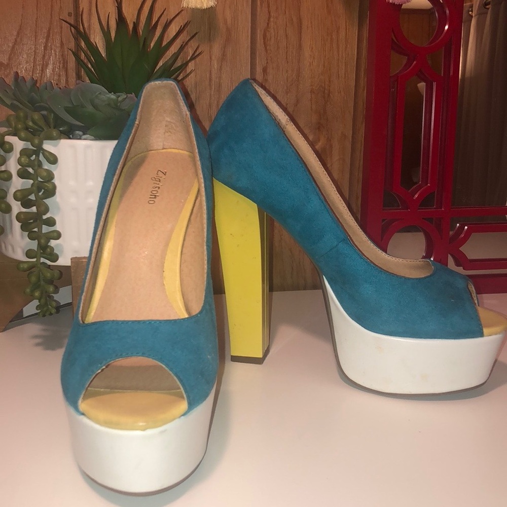 Zigi Soho Color Block Heels